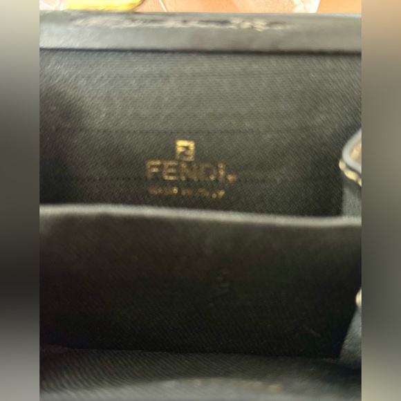 Fendi Pequin Kisslock Card/ Coin Purse Wallet - Picture 8 of 9